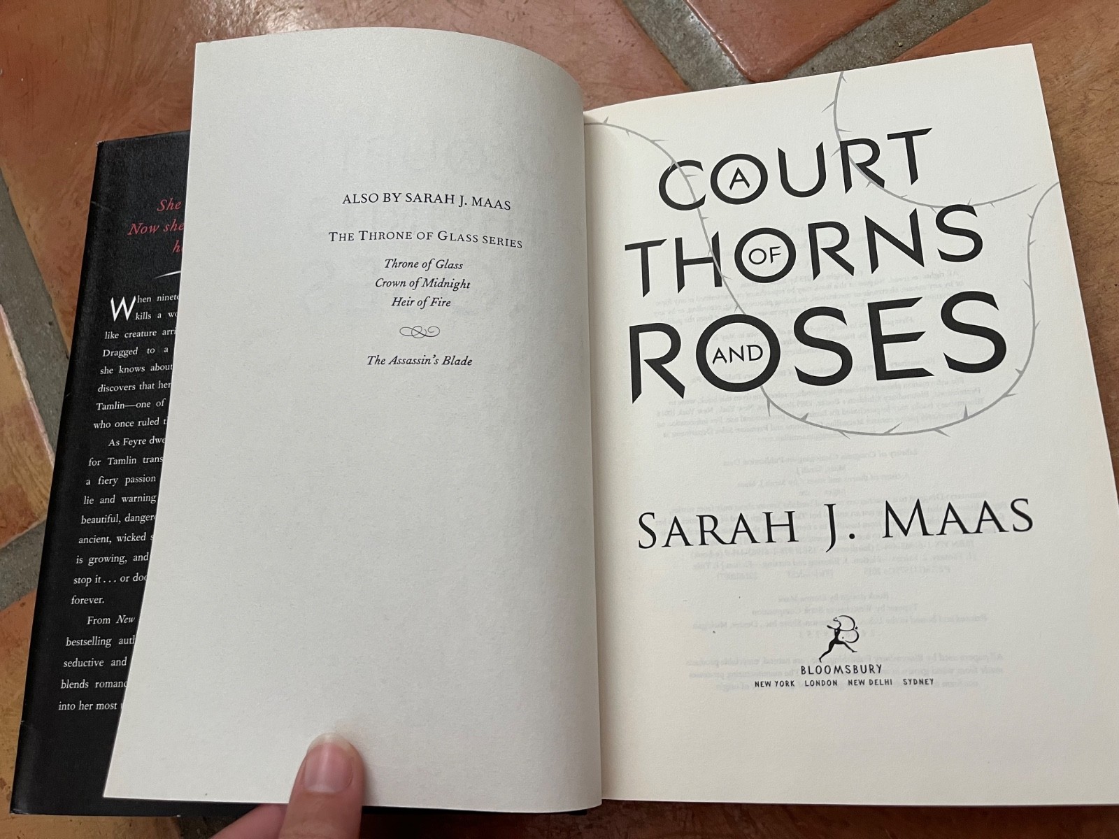 A Court of Thorns and Roses Original Cover 1st Edition Hardcover Sarah J Maas