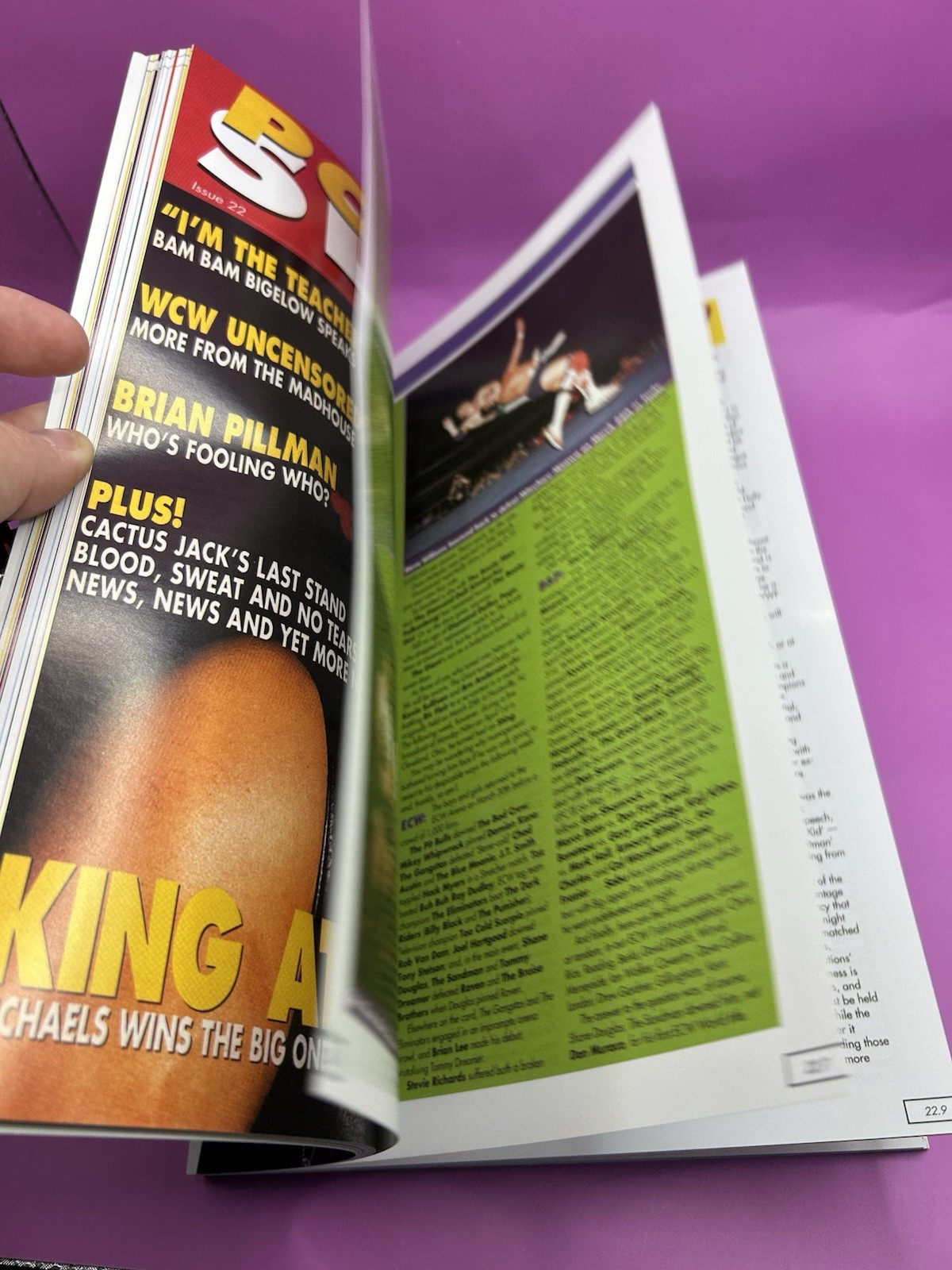Rare Power Slam Magazine – The 1996 Yearbook, Wrestling Coverage Brian Pillman