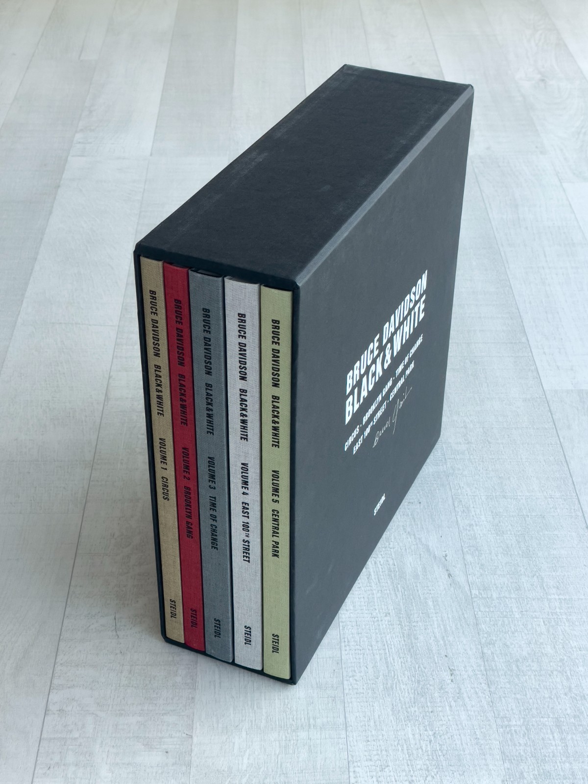 Bruce Davidson’s Black & White new signed on slipcase and in Volume 1