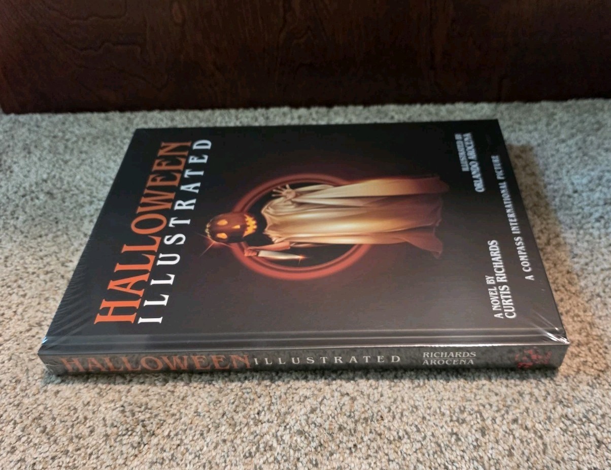 Halloween Illustrated Special Edition Novel Curtis Richards Printed In Blood NEW
