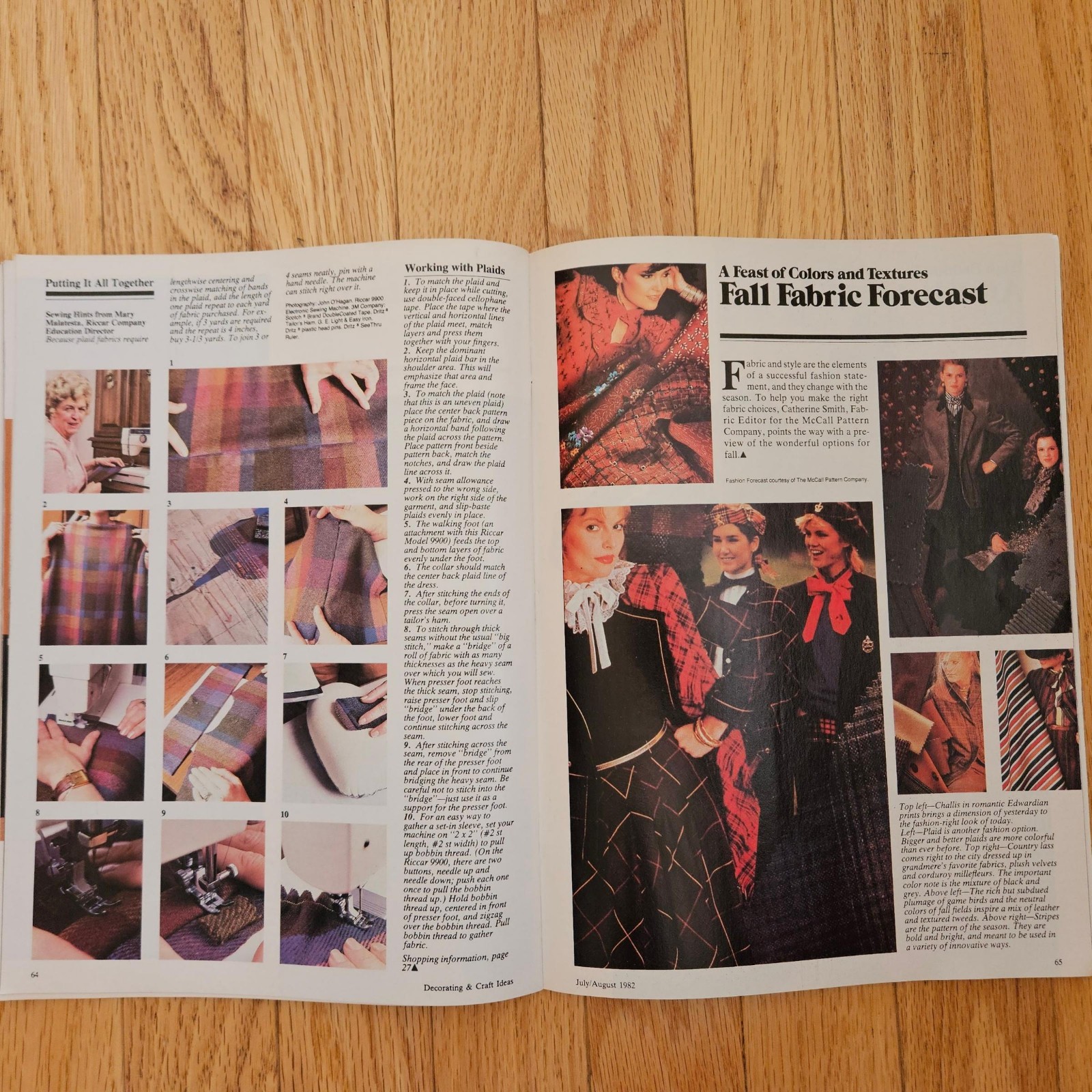 Decorating & Craft Ideas Magazine July/August 1982, 20-25 Projects, Ephemera Adv