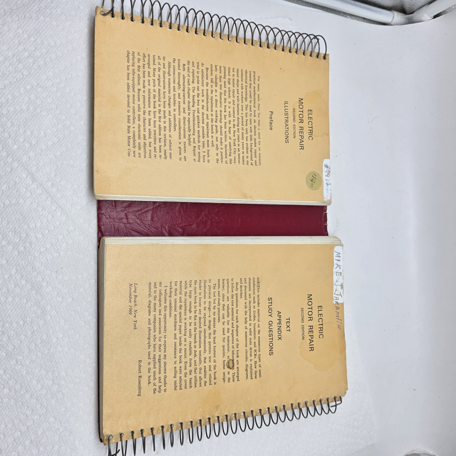 Electric Motor Repair Rosenberg 1970 Second Edition Electrical Engineering Holt