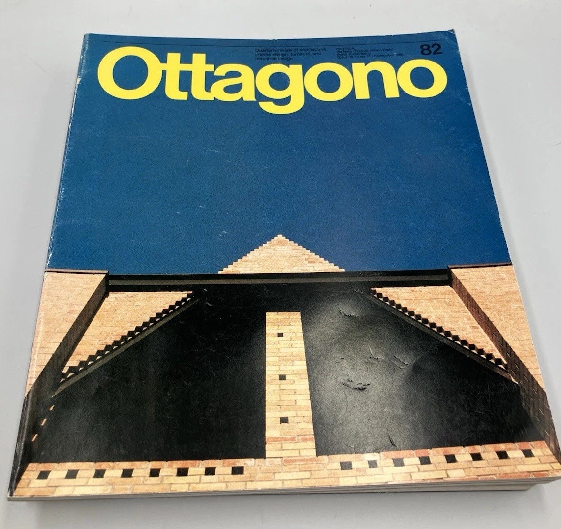 Lot of 3 Vintage Ottagono Quarterly 1986 1987 Issues Architecture Italian Design