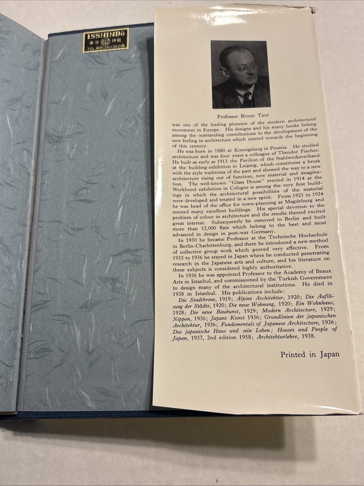 Houses and People of Japan by Bruno Taut