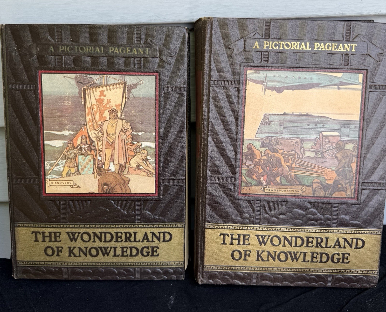 1942 Original, Complete Set “The Wonderland of Knowledge” Volumes 1-15
