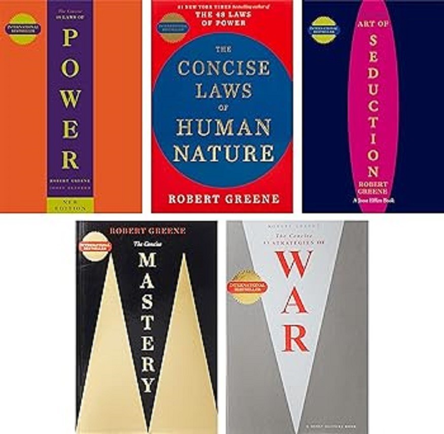 5 Books Set By Robert Greene Paperback