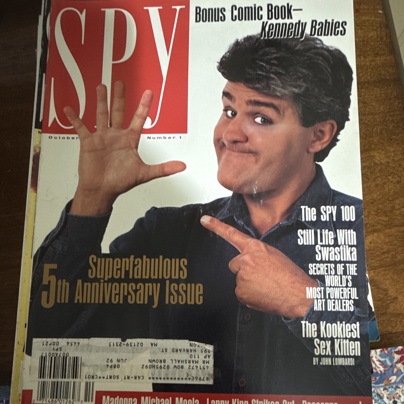 SPY Magazine Feb/May/Jun/Jul/Aug 1990 English Illustrated Monthly NY Monthly