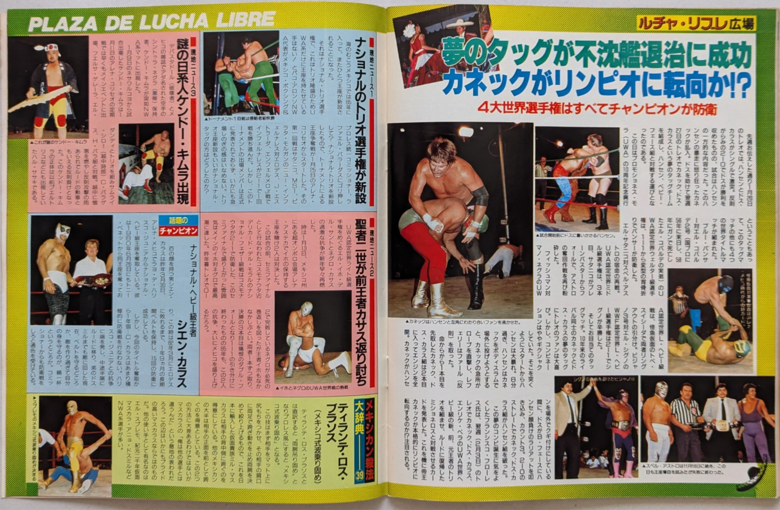 Weekly Gong 2/21/1985 Pro Wrestling Magazine
