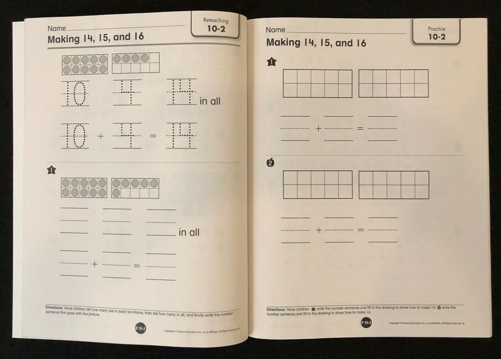 Pearson KINDERGARTEN enVision TEACHER’S RESOURCE MASTERS (2012)