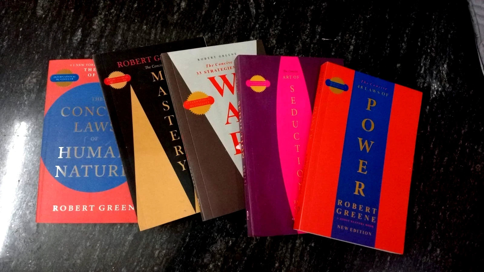 The Concise ROBERT GREENE 5 BOOK SET PAPERBACK SMALL SI FREE SHIPPING USA ITEM