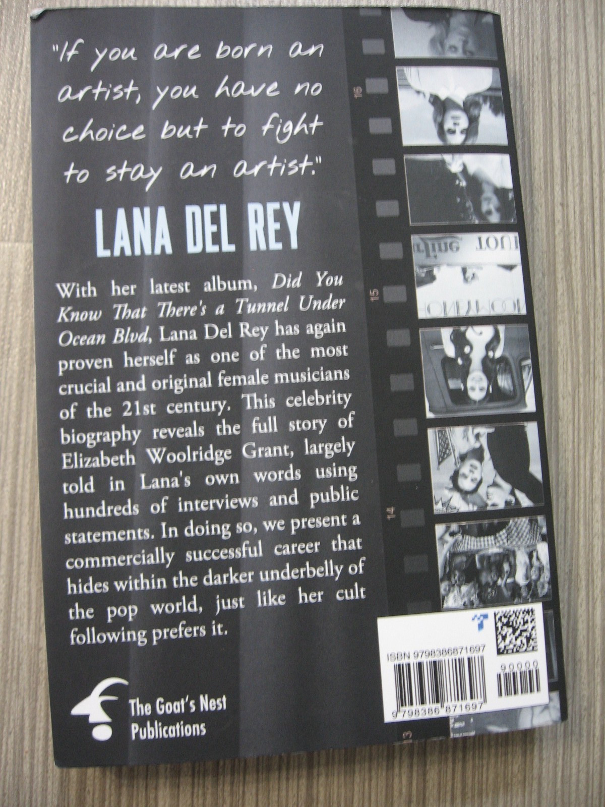 LANA DEL REY – F’ED MY WAY TO THE TOP BIOGRAPHY – RARE OOP PAPERBACK – 2024