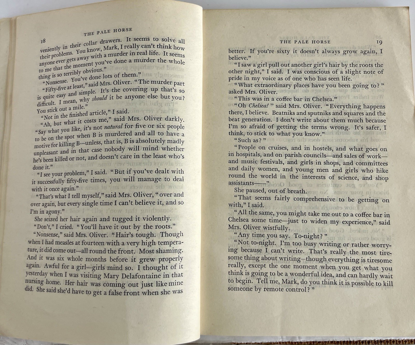 Agatha Christie-The Pale Horse Uncorrected Advance Proof 1961 Collins Crime Club
