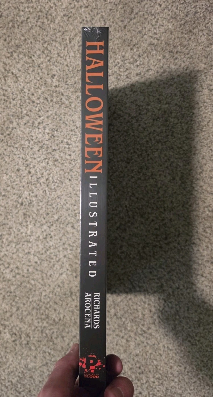 Halloween Illustrated Special Edition Novel Curtis Richards Printed In Blood NEW