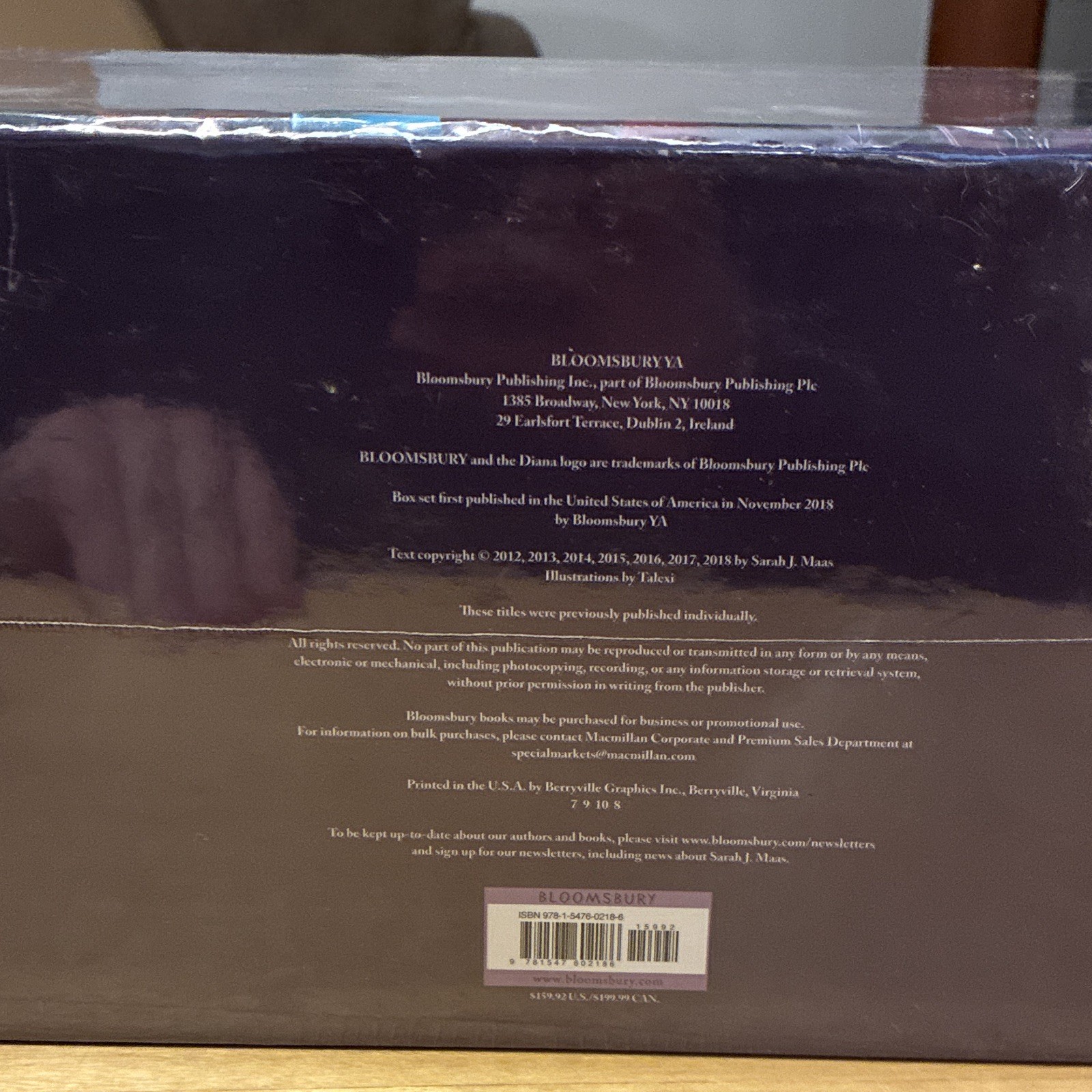 Sarah J. Maas Throne of Glass OOP Box Set Original Covers Sealed