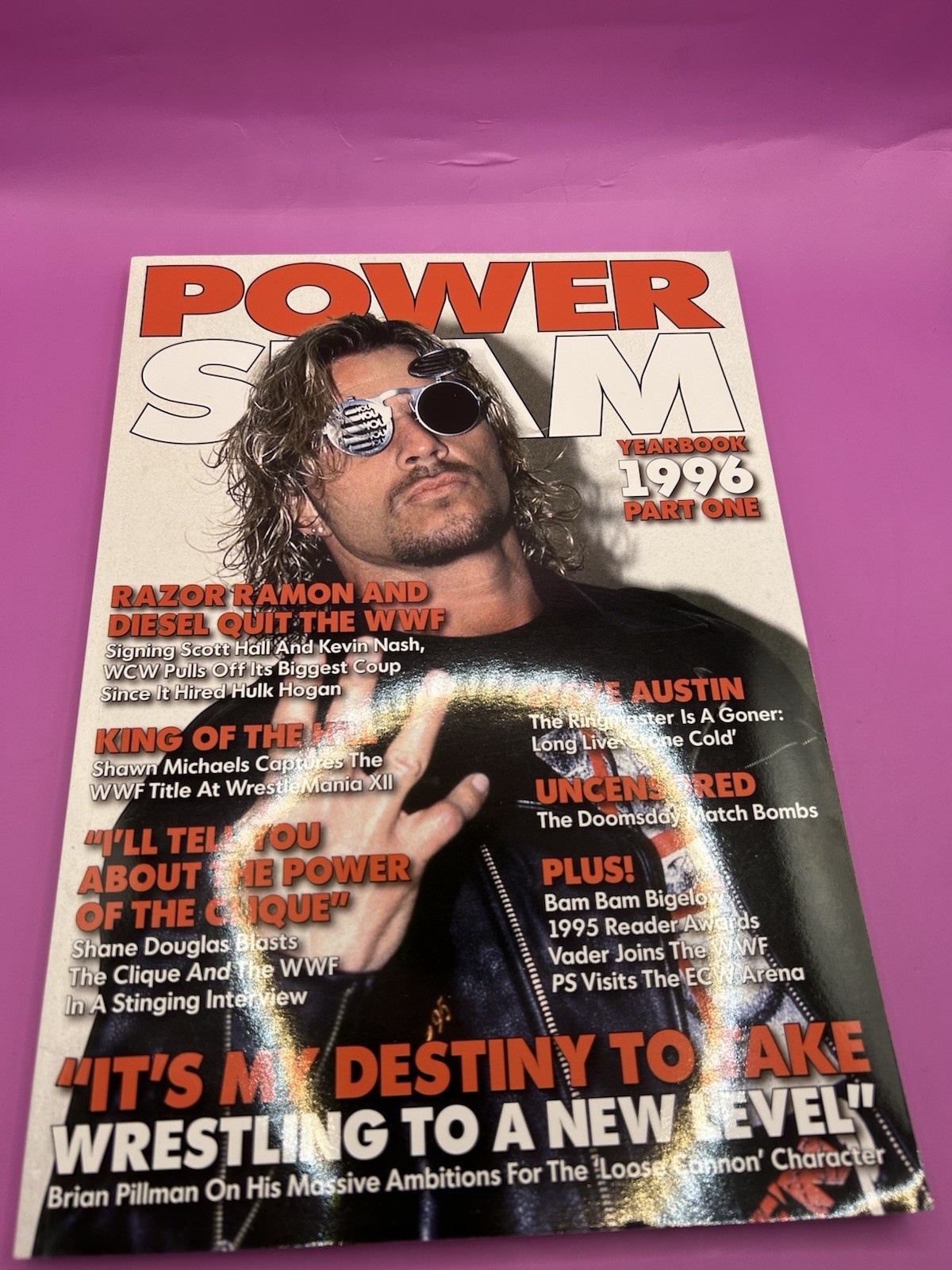 Rare Power Slam Magazine – The 1996 Yearbook, Wrestling Coverage Brian Pillman