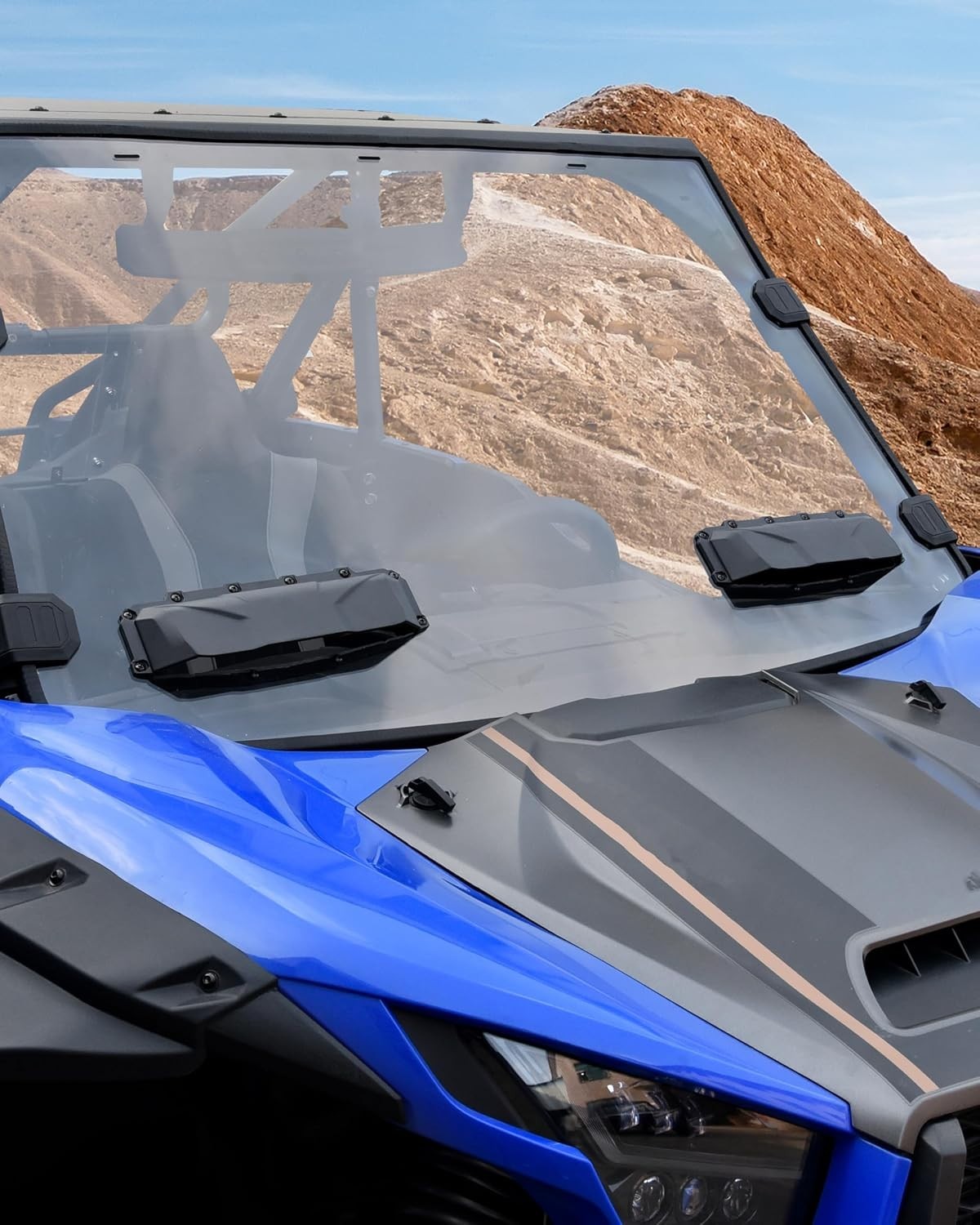 Universal UTV Windshield Vents Kit for Polycarbonate Windshield, 2PCS