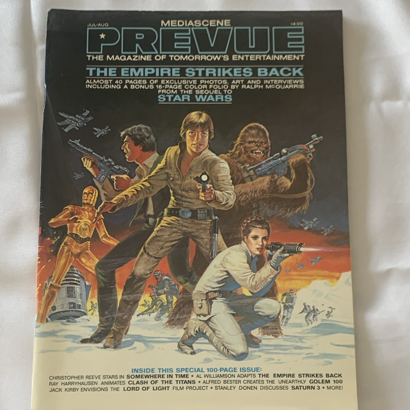 Mediascene Prevue Special Issue Star Wars Empire Strikes Back (Jul/Aug 1980)