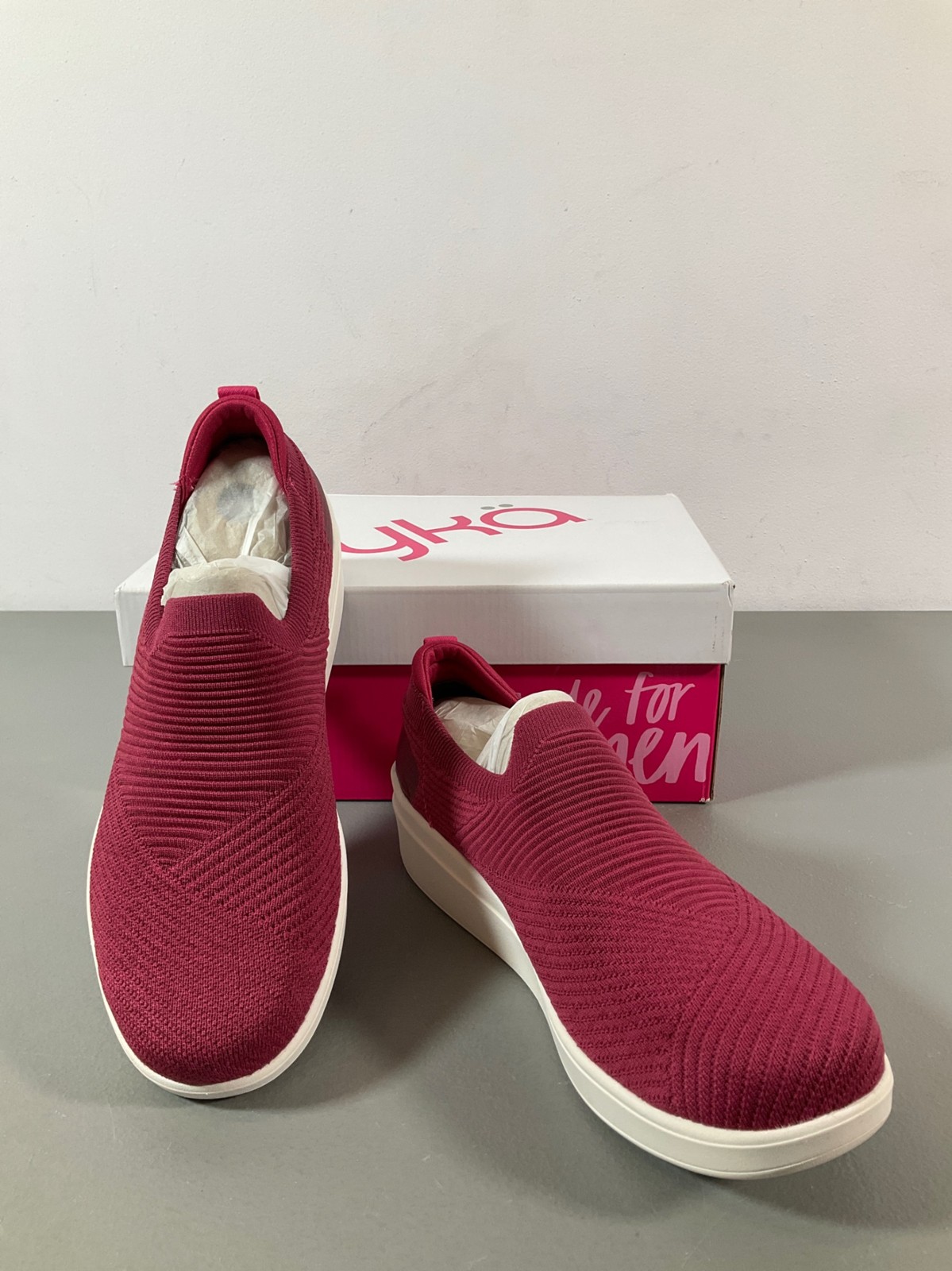 Ryka Women’s Slip-On Sneakers: Lightweight, Comfort Fit, Cushioned, Machine Wash