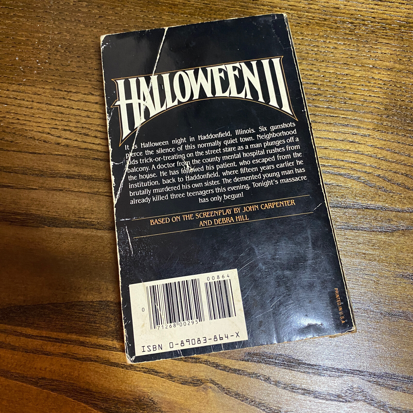 HALLOWEEN II 2 Paperback Movie Tie-In Horror Jack Martin Zebra Books 1981 Vtg.