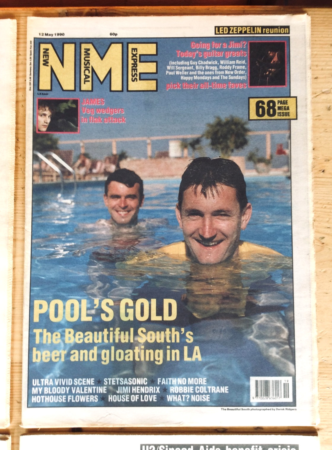NME. New Musical Express Magazines. May 1990. Four issues. No Posters.