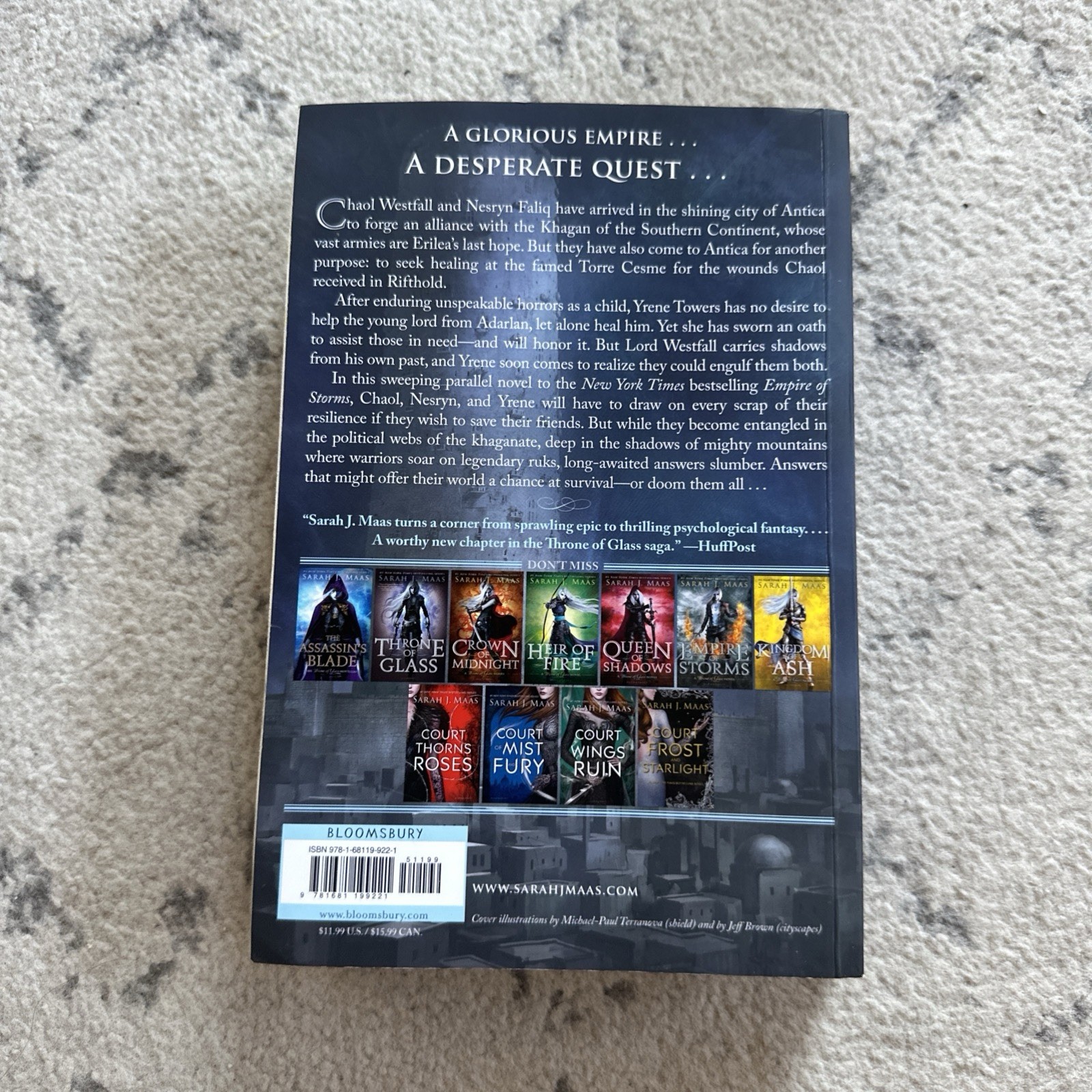 Tower of Dawn by Sarah J. Maas (2018, Trade Paperback) Throne Of Glass