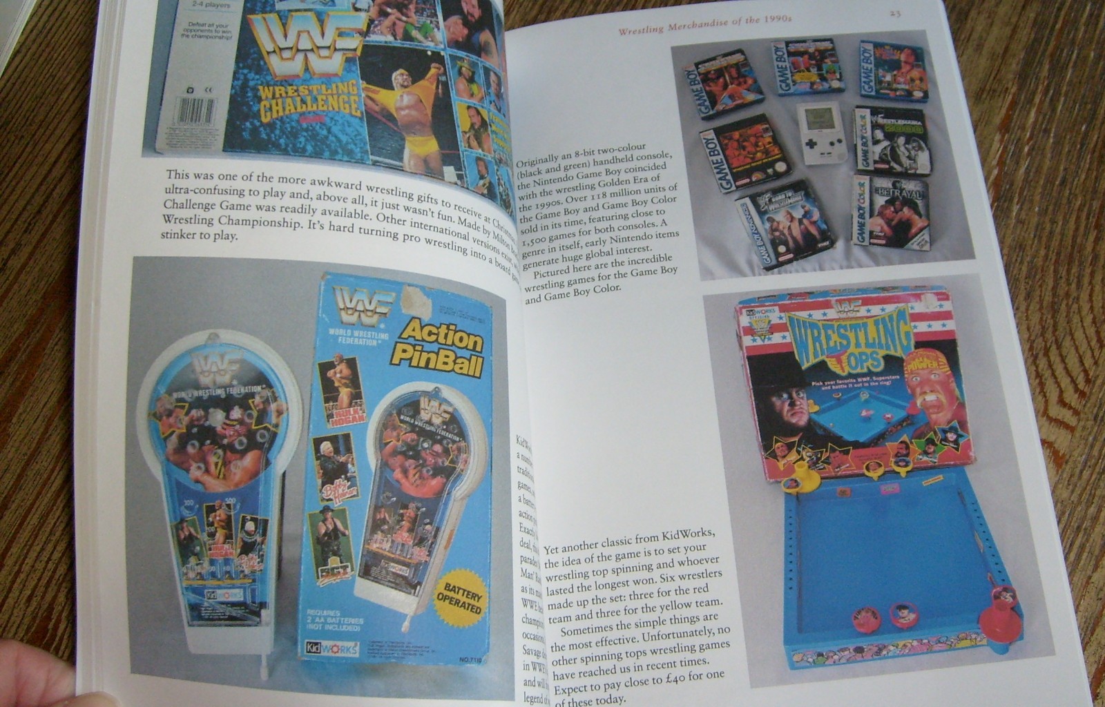 Wrestling Merchandise of the 1990’s by Kevin Williams Pro Wrestling Book