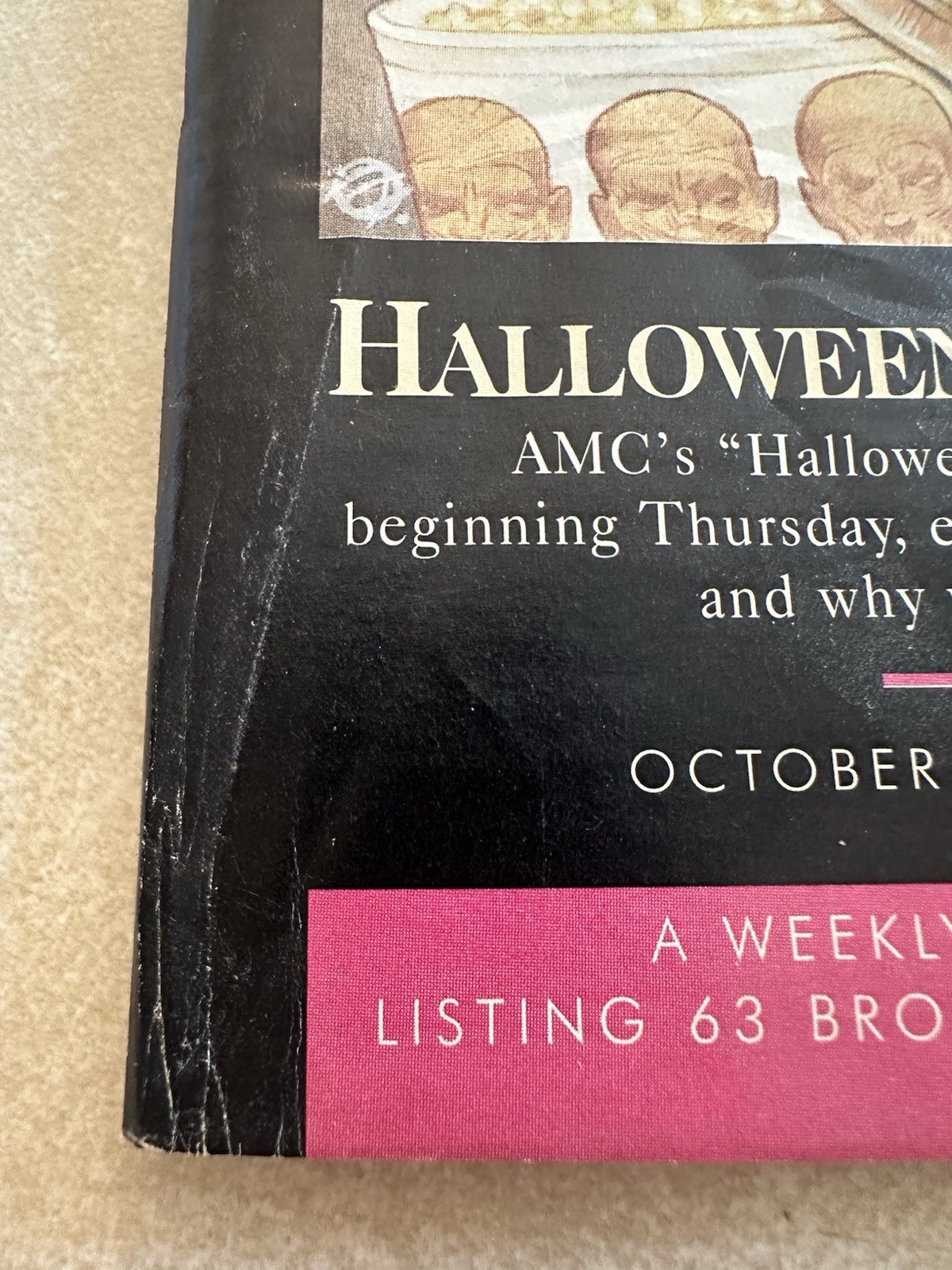 Scanner The Star- Ledger Halloween Horror-Scope October 1997 Weekly TV Guide