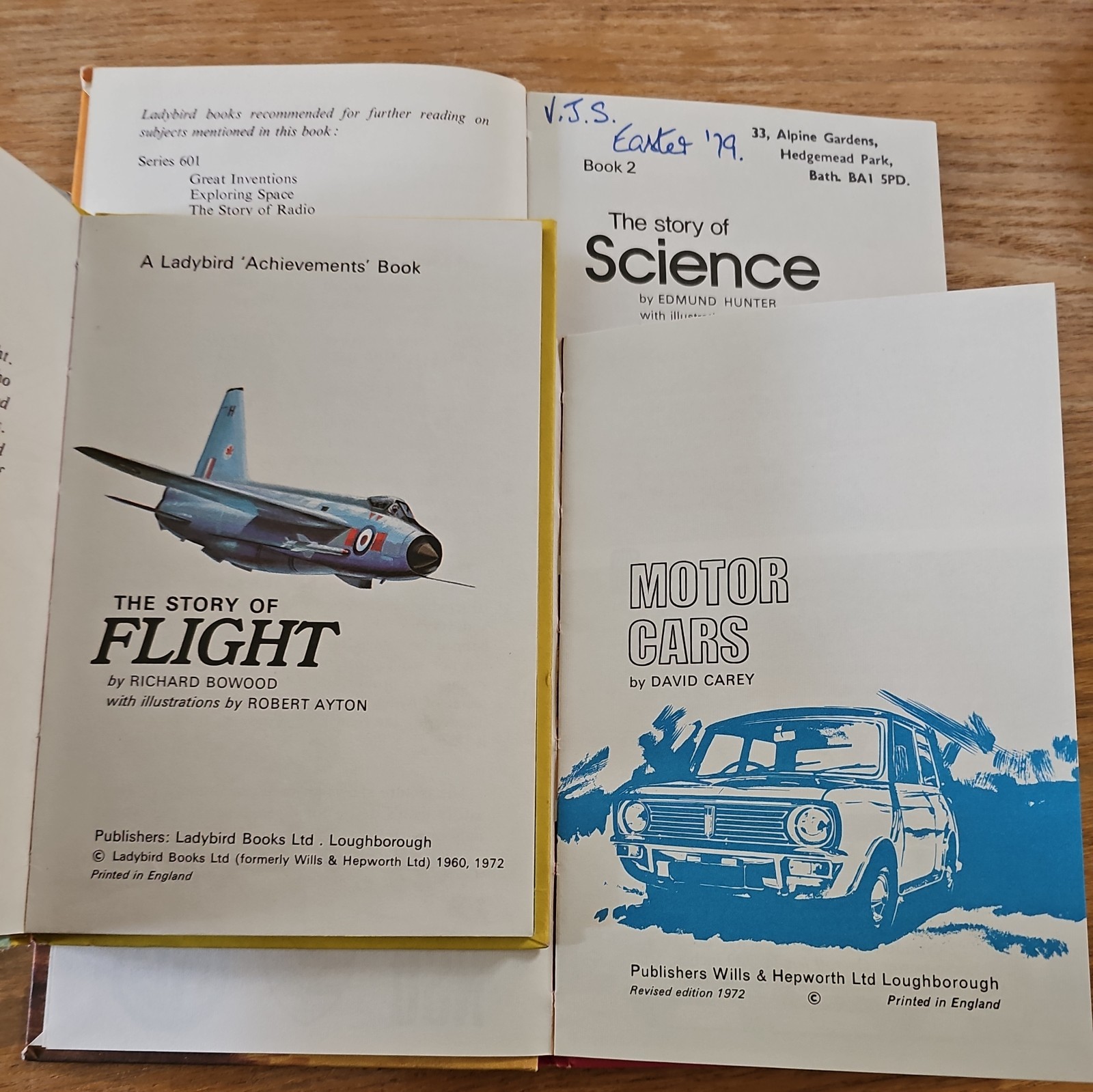18 Ladybird Books The Story Of Railways, ships, Flight,canals Series 601 584 C2