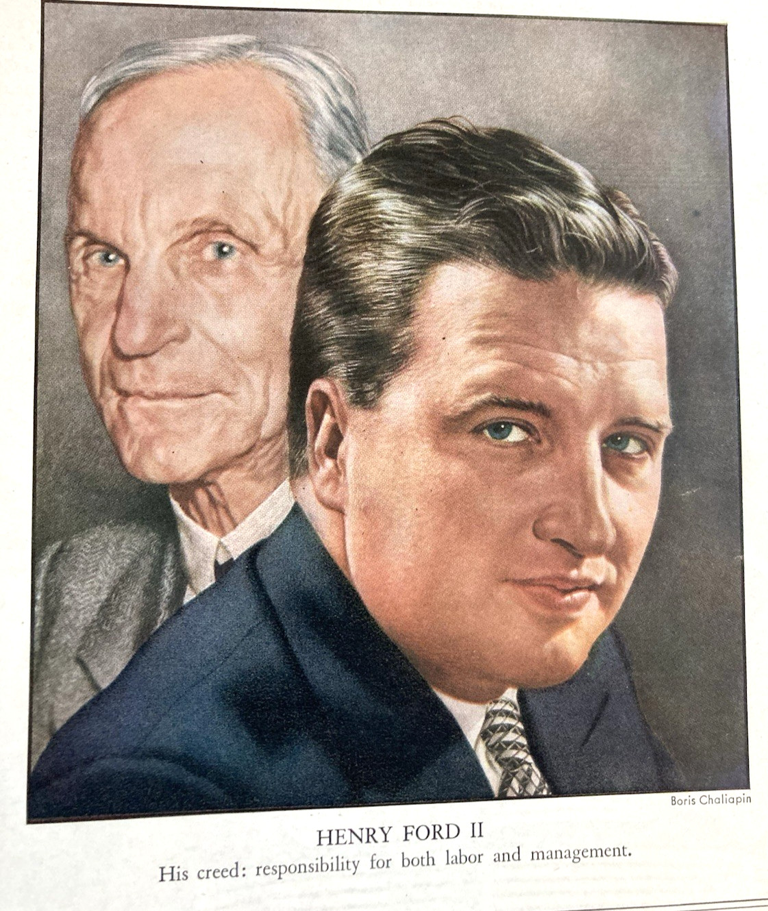 TIME MAGAZINE-FEBRUARY 4, 1946-HENRY FORD II-NO LABEL-COMPLETE, CLEAN & NEAT