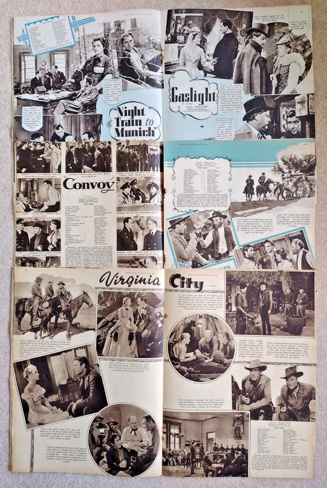 Picture Show magazine x13 1940 issues WW2 Home Front – all listed