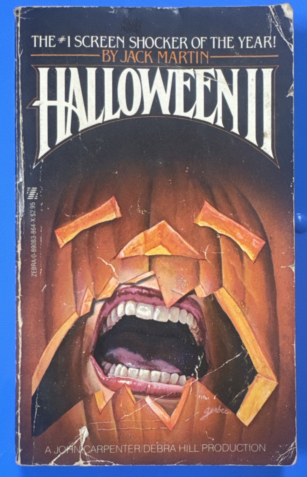 HALLOWEEN II 2 PB 1st Ed Movie Tie-In Horror Jack Martin Zebra Books 1981 Vtg.