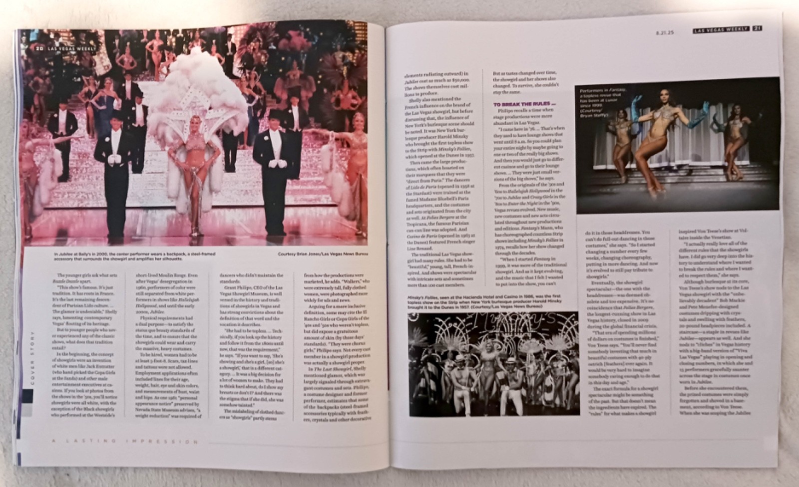 Las Vegas Weekly Magazine Dita Von Teese August 21-27 2025