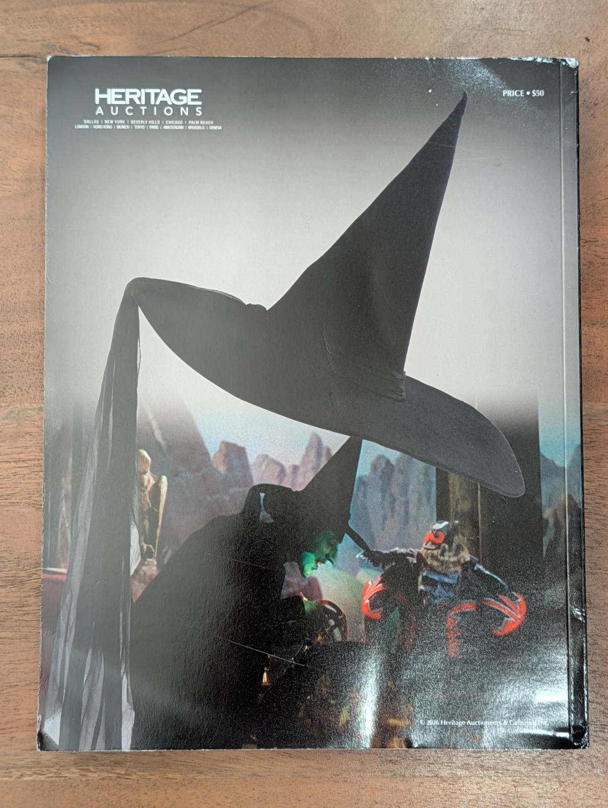 Heritage Auctions Catalog July 13-17 Wizard of Oz Star Trek Wonka Hollywood