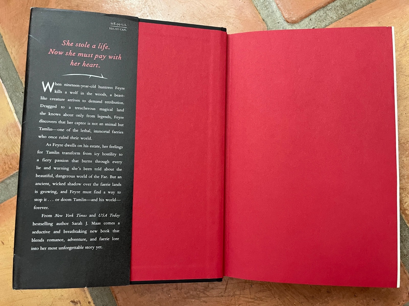 A Court of Thorns and Roses Original Cover 1st Edition Hardcover Sarah J Maas