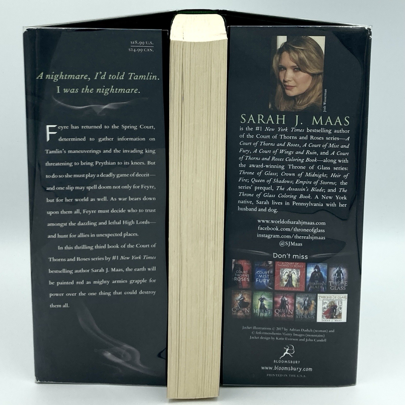 A Court of Wings & Ruin – Sarah J. Maas (Bloomsbury, 2017 / OOP HC) 1st/3rd