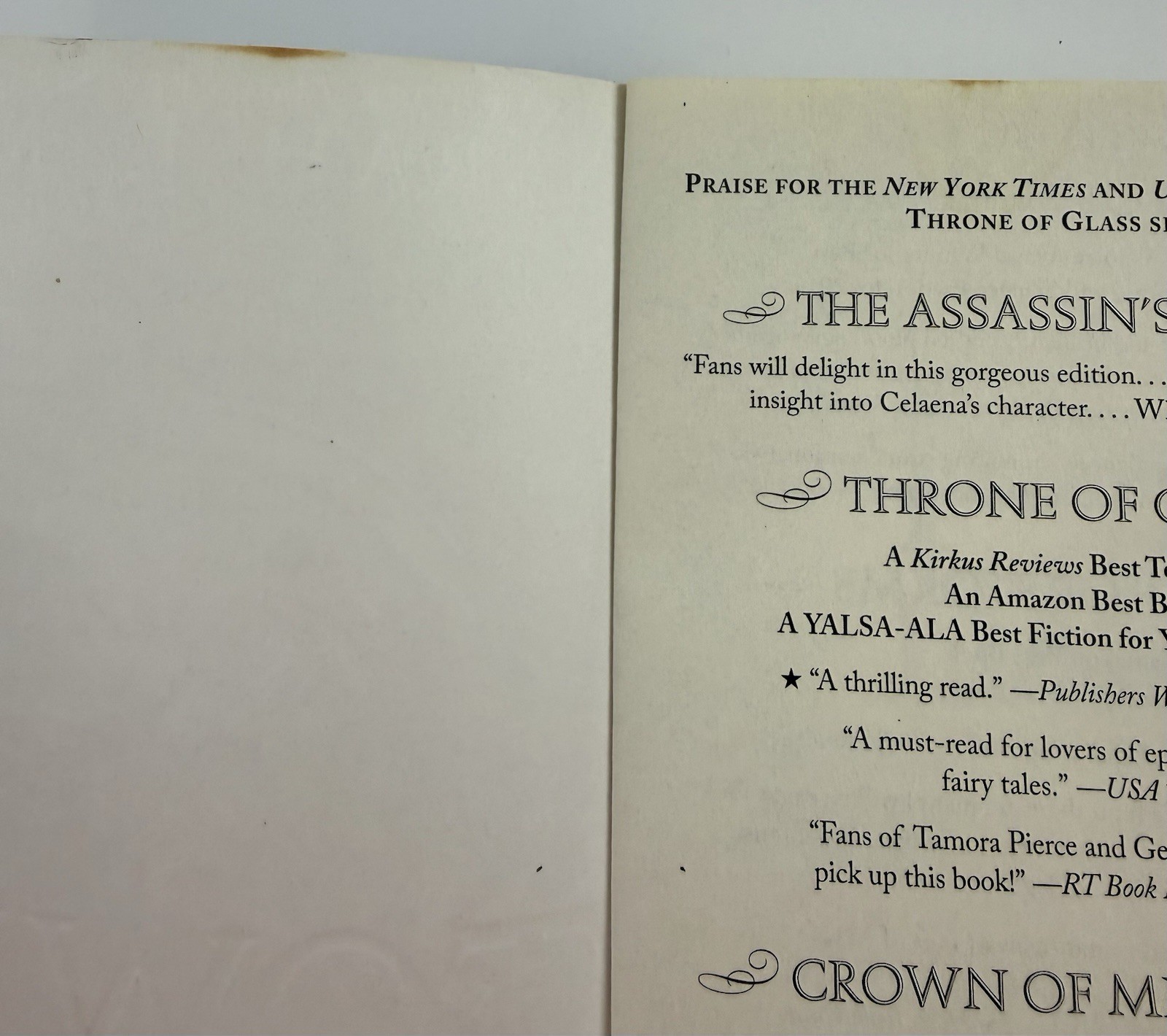 Tower of Dawn Sarah J. Maas 1st Edition First Print Paperback Throne of Glass