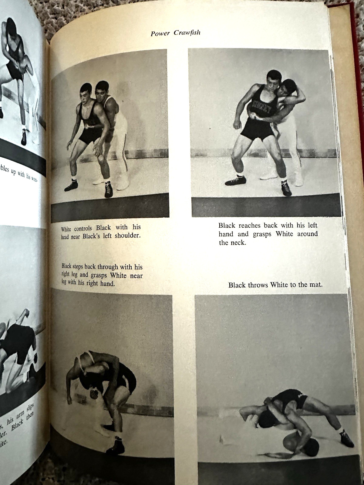 1967 1st Ed., Guide to the Takedown in Wrestling, Brown & Robertson, DJ, Illust.