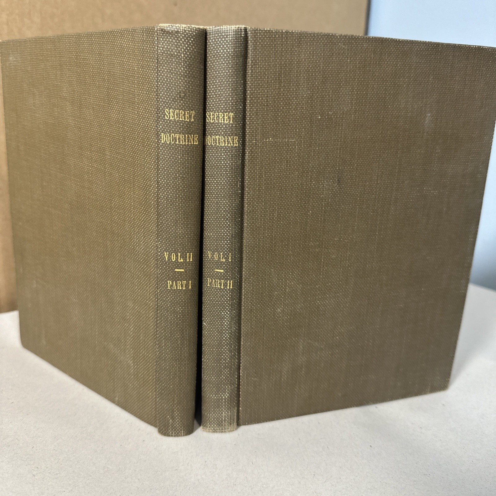 The Secret Doctrine HP Blavatsky 1888 First Edition Theosophy Book RARE Occult