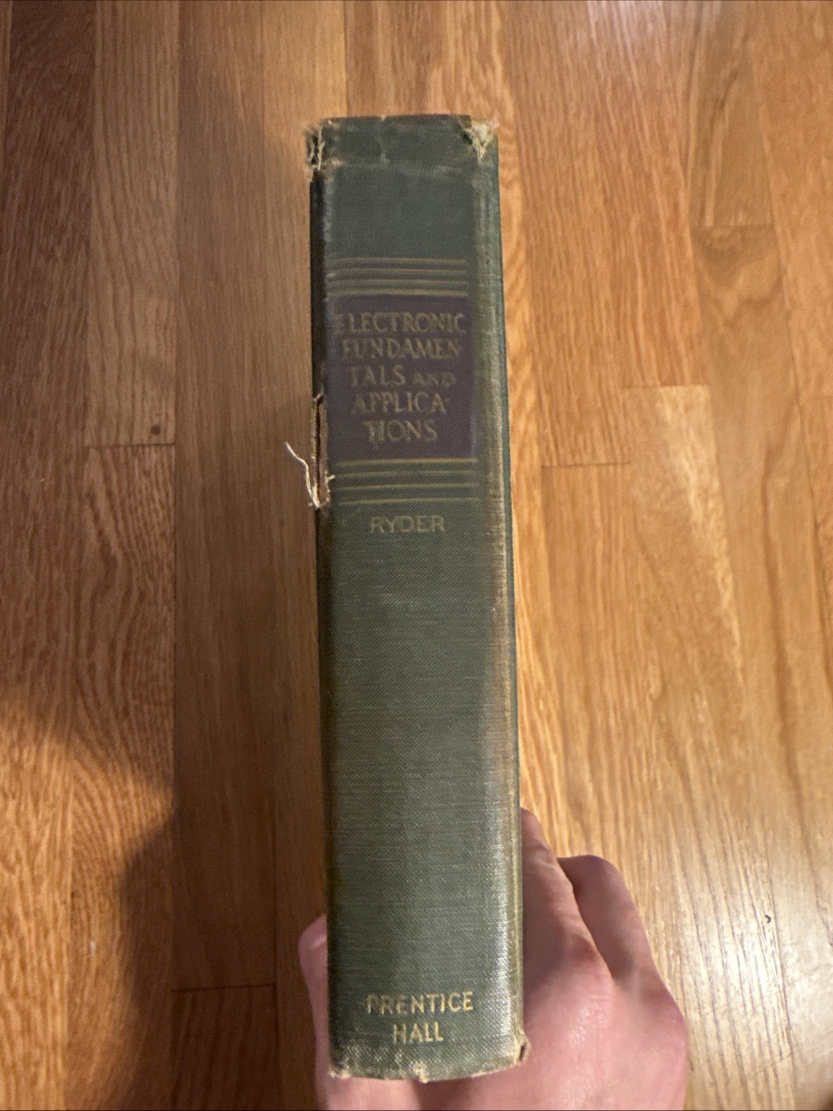 Electronic Fundamentals And Applications John D Ryder 1950 HC / With Notes