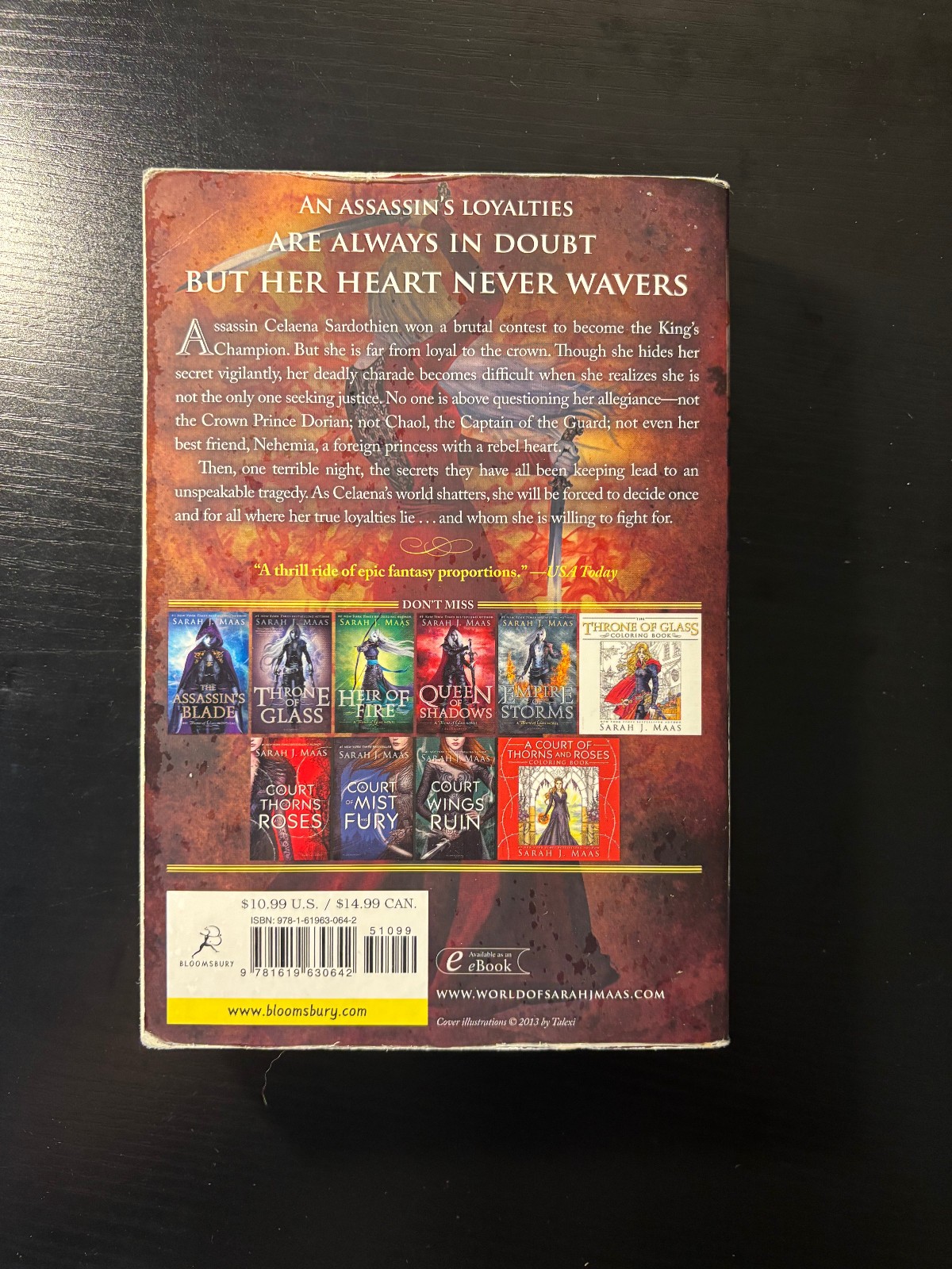 Crown of Midnight by Sarah J. Maas (2014, Trade Paperback)