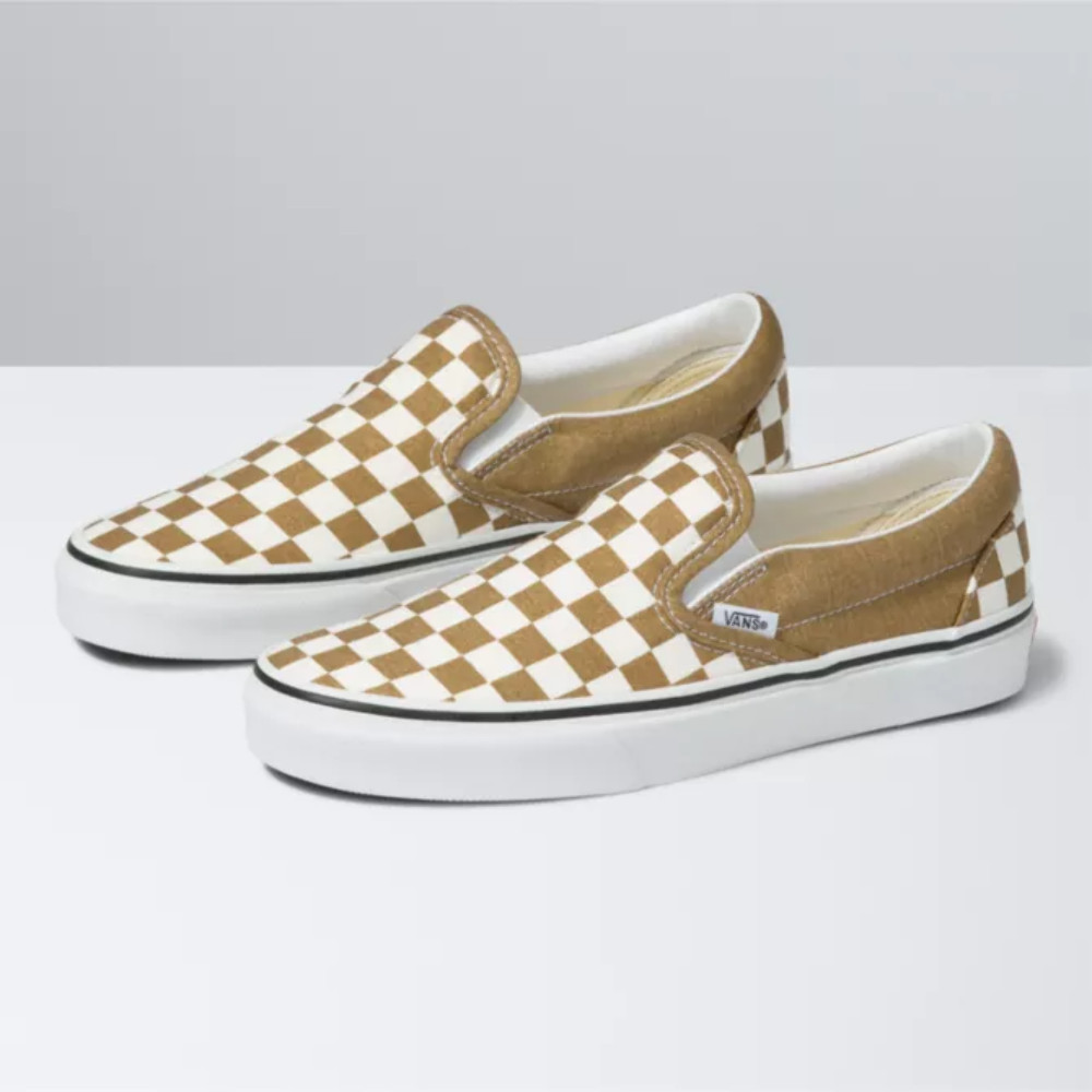 Vans Checkerboard Classic Slip-On Bronze Age Lurex Sparkle/True White VN0A33TB9E