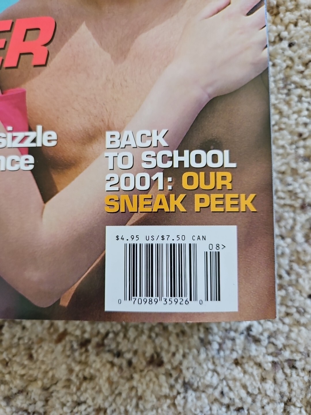 Brand New Vtg teenstyle Monthly Magazine August 2001 Teen Tween Back To School