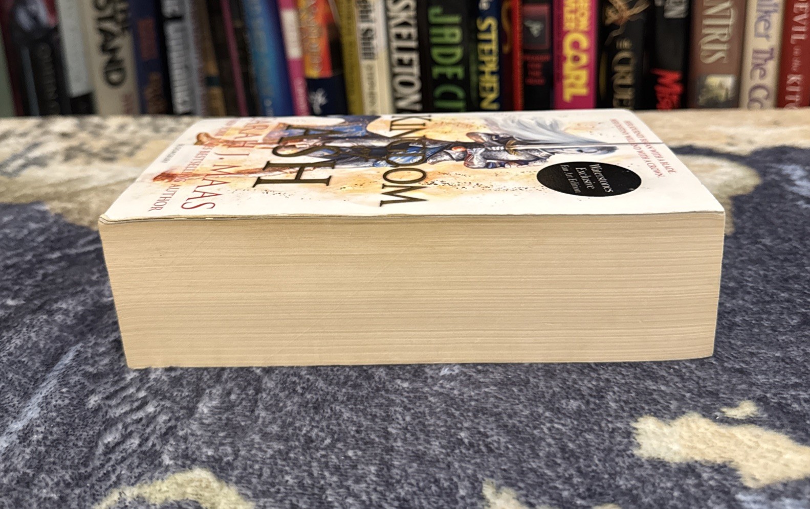 Kingdom of Ash – Sarah J Maas – UK 1st Edition/Print OOP Paperback, Fan Art, VG