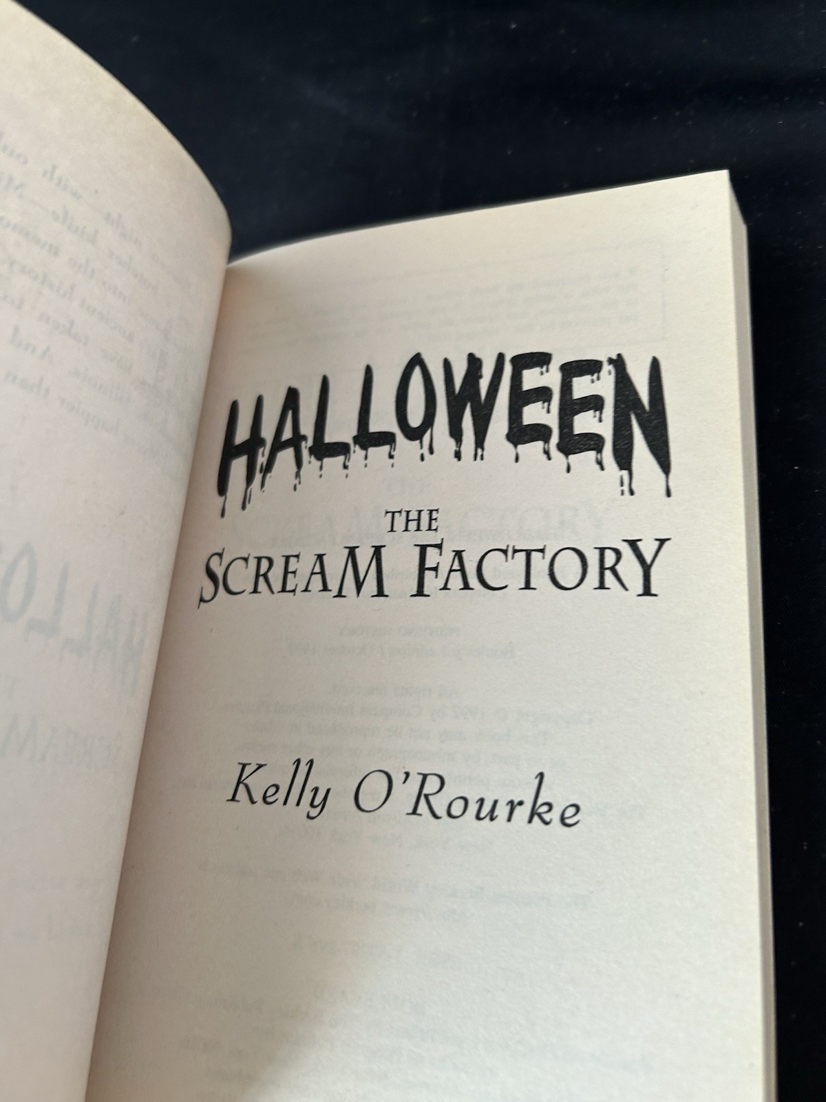Halloween: The Scream Factory Paperback Michael Myers 1997 Young Adult Horror