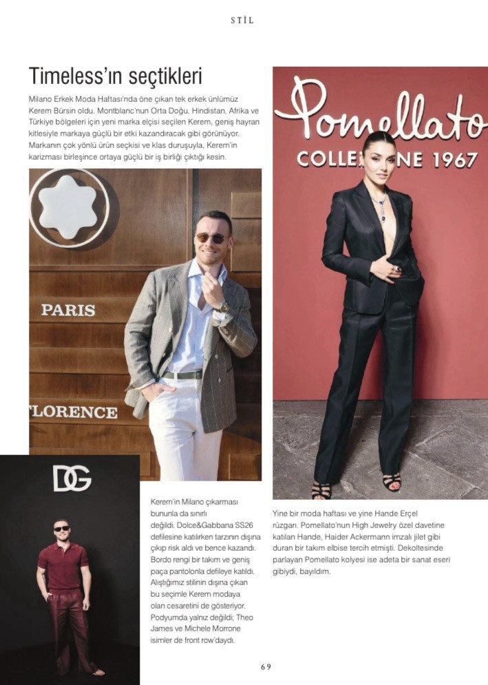l’officiel Turkey July August 2025 Orlando Bloom – Colleen Atwood -Fast Shipping