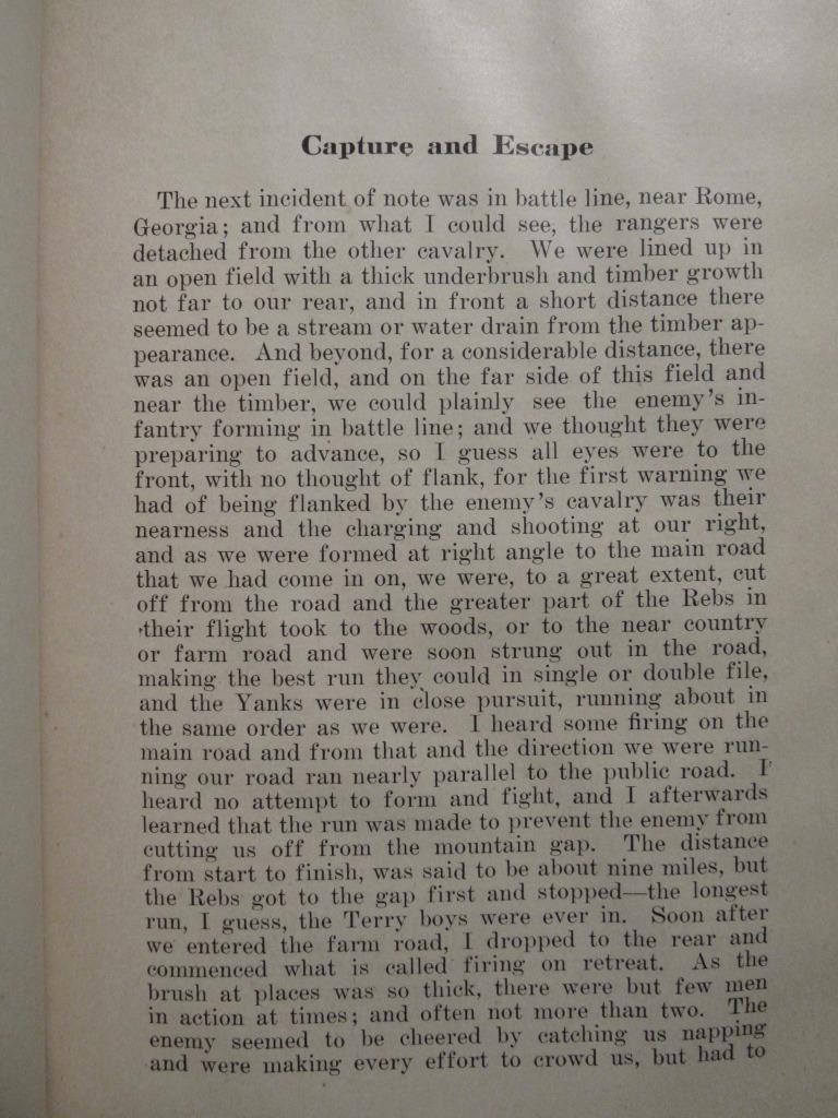 REBEL PRIVATE FRONT AND REAR – CONFEDERATE 8th TEXAS CAVALRY – FIRST EDITION
