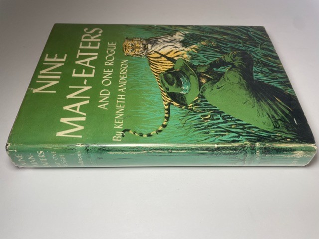 Nine Man Eaters and One Rogue Kenneth Anderson 1st American Edition 1954 VG
