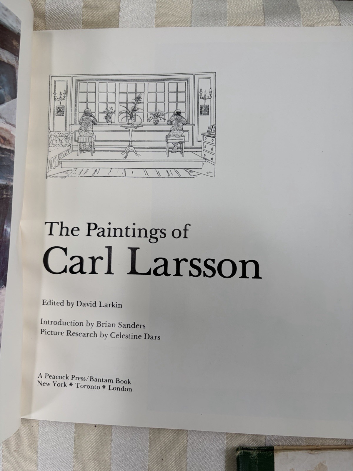 Lot 3 Sweden Books Good Food Cookbook + Carl Larsson Paintings & Petters Vtg