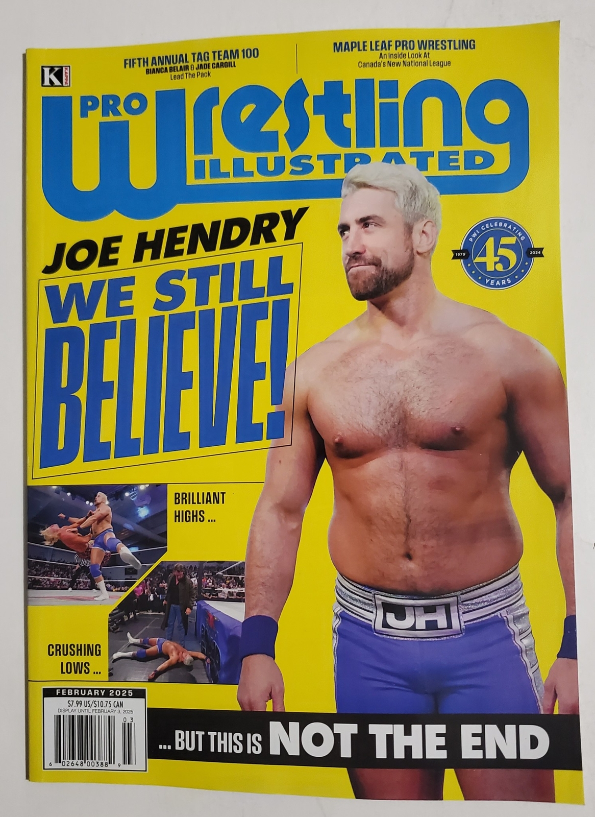 PRO WRESTLING ILLUSTRATED – JOE HENDRY – FEB. 2025