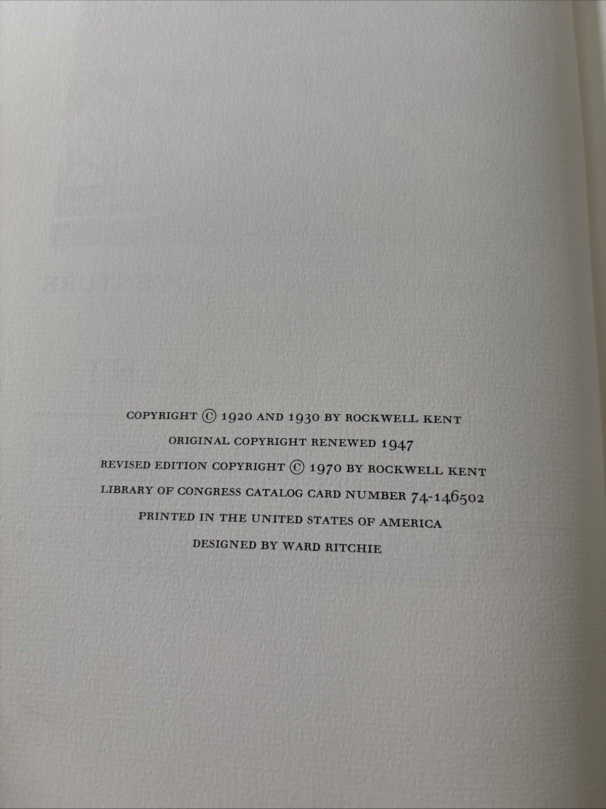Wilderness A Journal Of Quiet Adventure In Alaska by Rockwell Kent SIGNED #1030